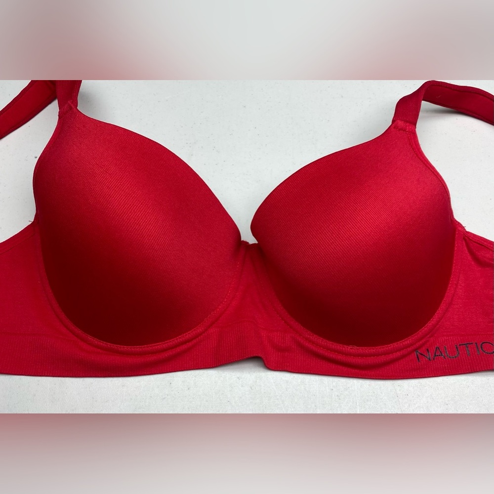 Nautica RED Lightly Lined Underwire Full Coverage, 38D *P1058